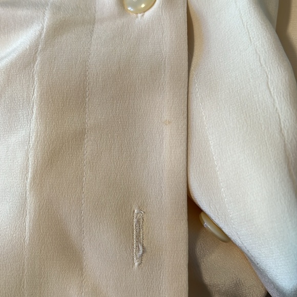 Moda Int’l Vintage gorgeous matching silk top and crinkle skirt M - Picture 8 of 8